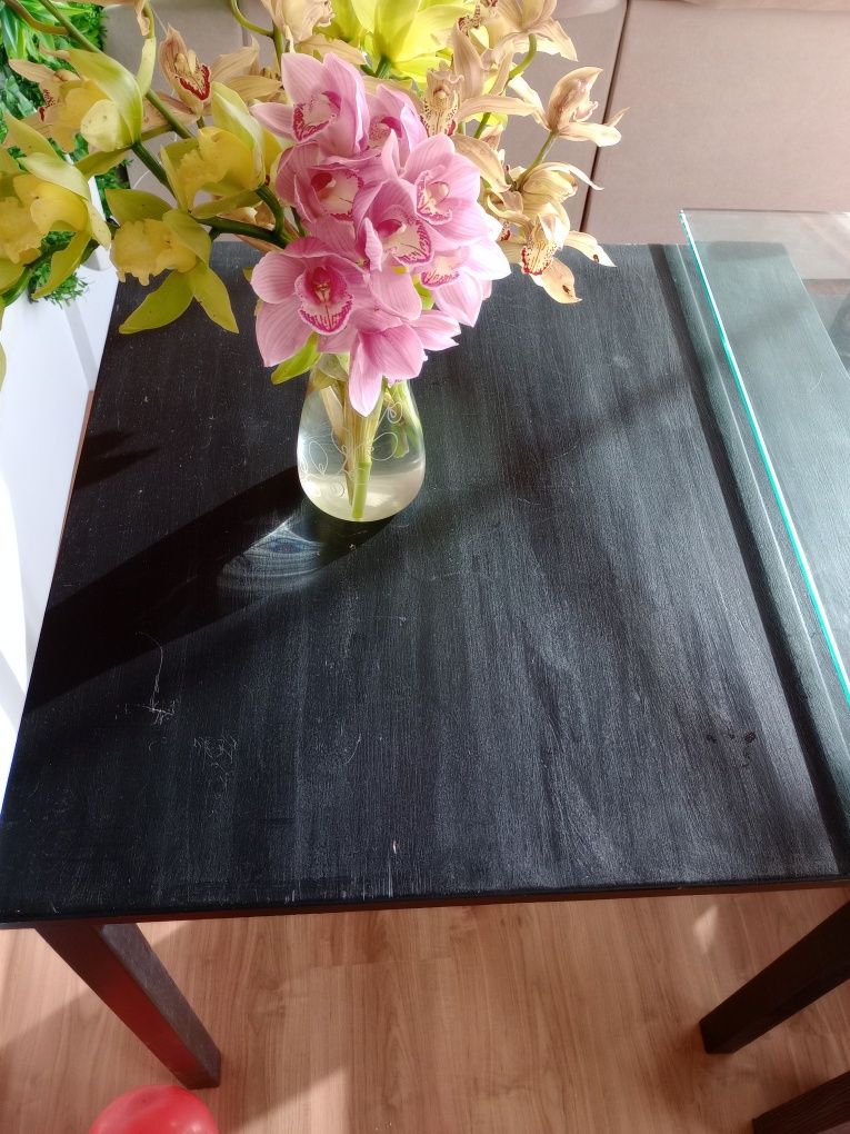 Mesa Quadrada 75x75cm de Madeira IKEA