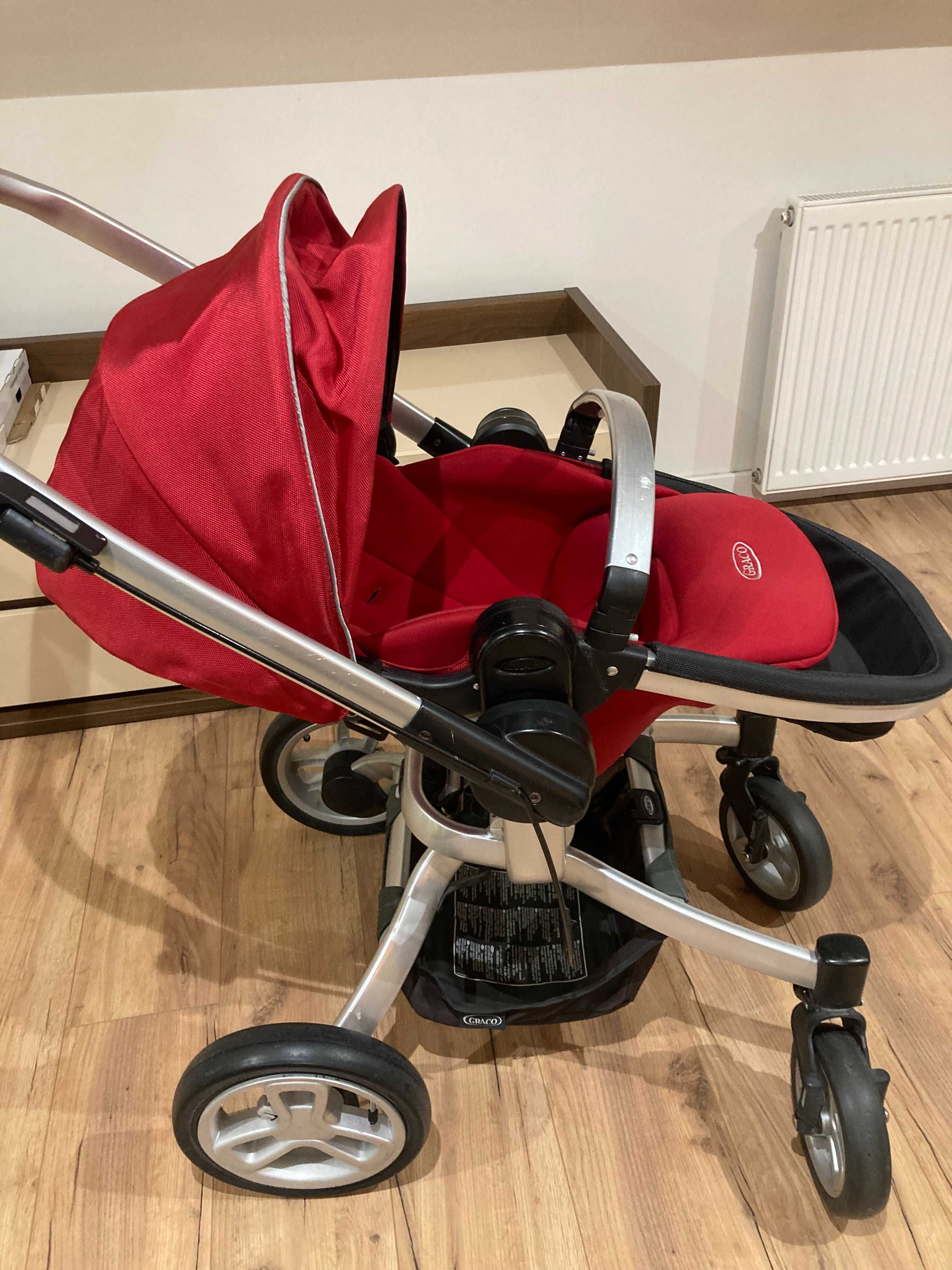 Wózek dziecięcy 3w1 GRACO Symbio czerwony