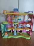 LPS Littlest Pet Shop 2007 duży domek Pet Town + małpka