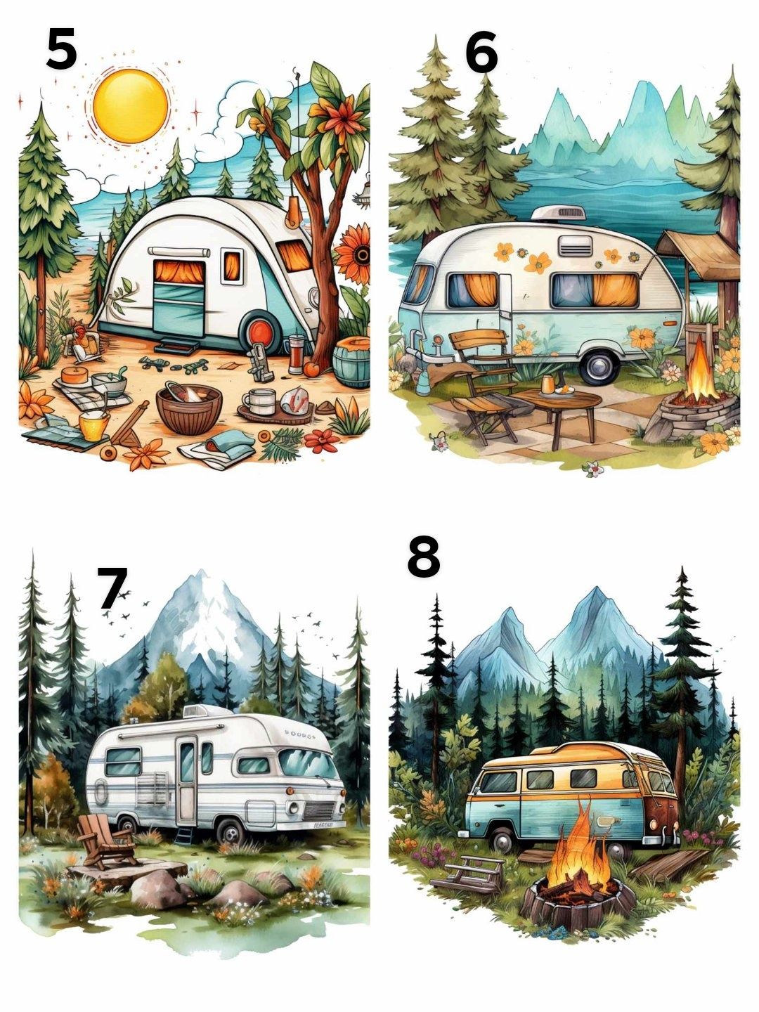 Poduszki dekoracyjne camper kamper