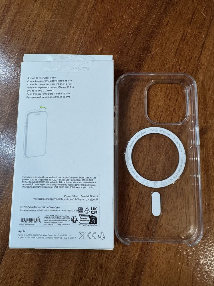 Capa iphone 15 pro original