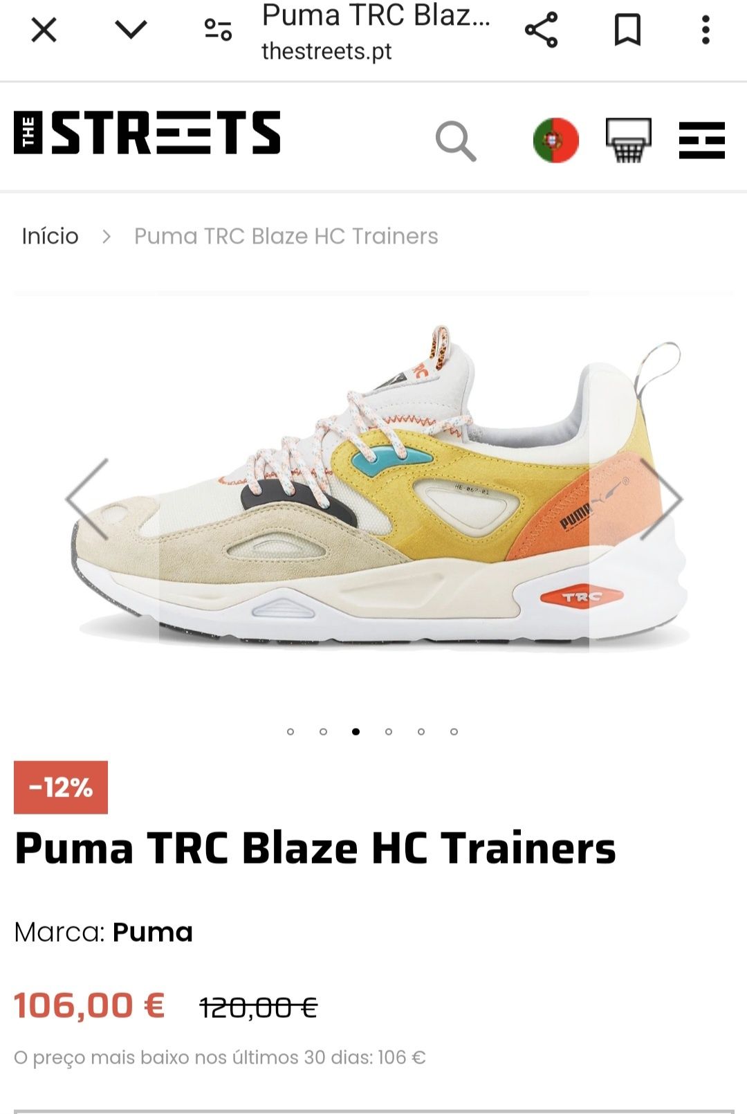 Ténis Puma TRC Blaze HC
