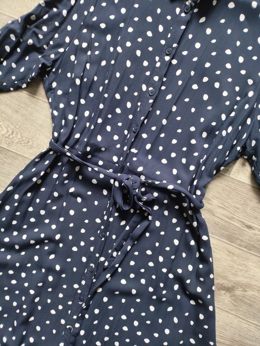 Щільна довга сукня сорочка великого розміру