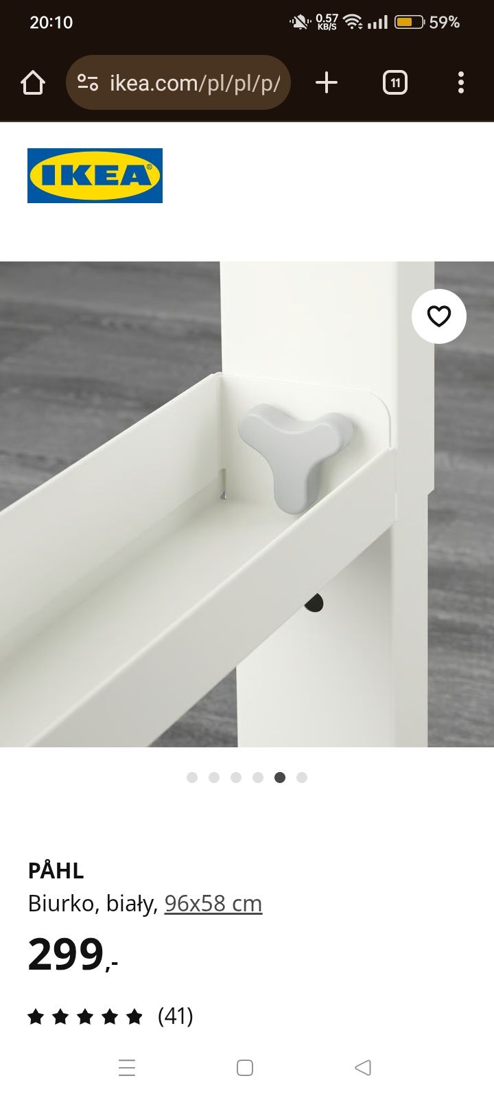 Biurko dziecięce IKEA