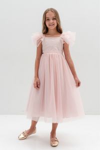 Сукня святкова випускна рожева 98 104 110 116 персикова suzie Ліліана