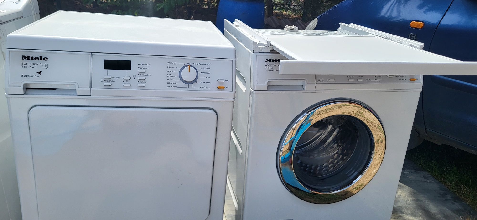 Suszarka Miele T28627WP +pralka Miele W3741 stan idealny