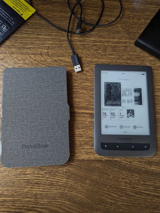 Офіційна електронна книга PocketBook 626 Touch Lux 3 рідер