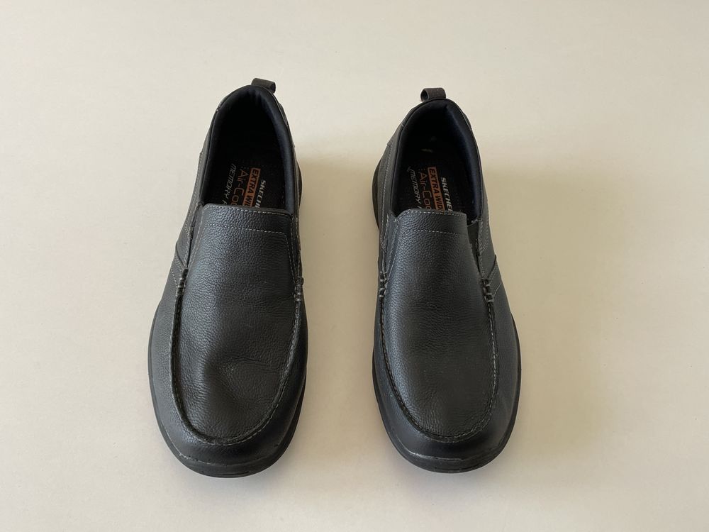 Skechers шкіряні сліпони мокасини р. 45 оригінал