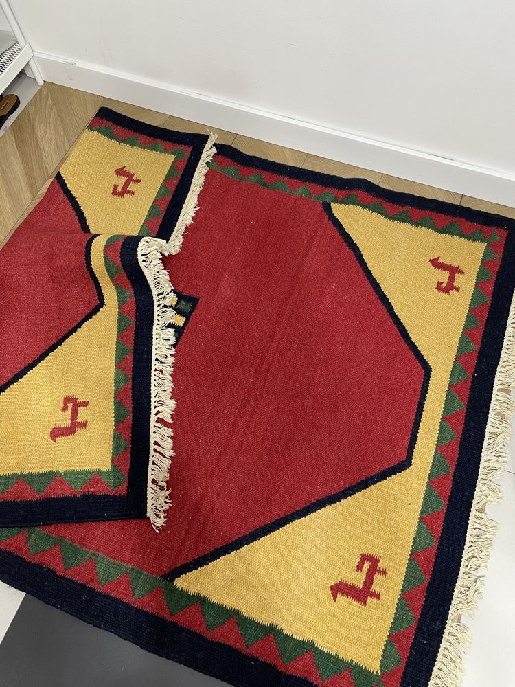 Wełniany dywan turecki wełna