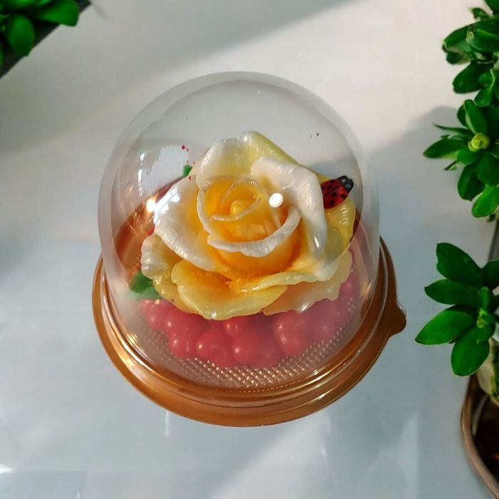 Dekoracyjne mydło w kopule   Prezent dla niej • Kwiatowy design