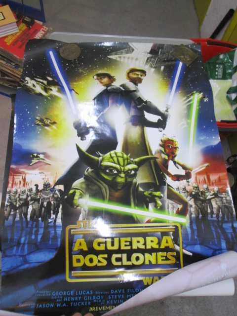 Cartazes originais filmes Star Wars usados nos cinemas