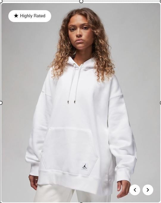 Жіночий пуловер з капюшоном NIKE jordan flight fleece