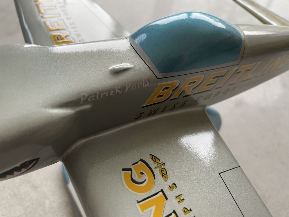 Breitling duży samolot Aircraft piloted Patrick Paris Shark Jet