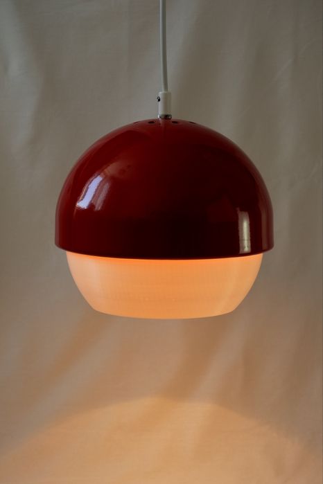 Lampa wisząca ZAOS ZR-8 żyrandol PRL Vintage po renowacji Rzadki model