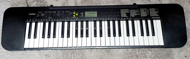 Keyboard Casio CTK240 w idealnym stanie, wysyłka