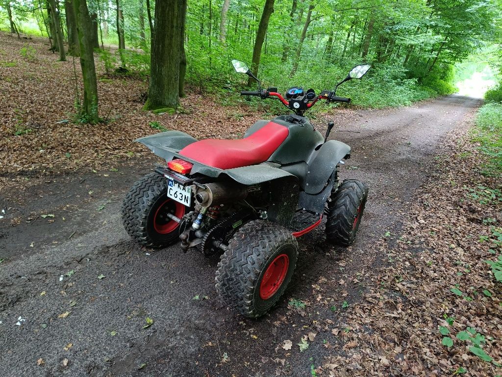 Polaris Scrambler 500 4x4 zarejestrowany opłaty na cały rok HAK