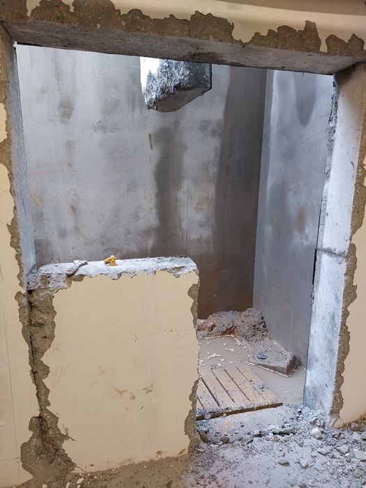 wiercenie otworów w betonie, cięcie ścian, kucie, wyburzanie