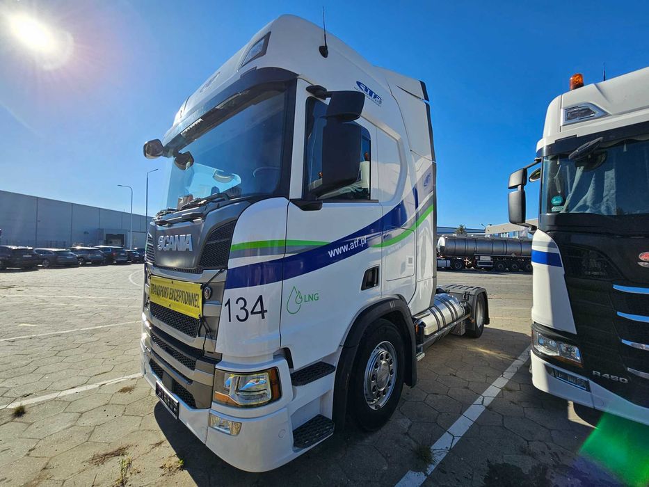 Scania R 410 A4x2LB LNG po kontrakcie serwisowym