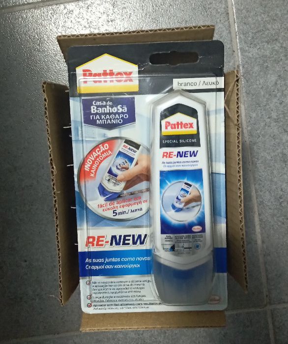 Pattex Silicone Especial de Facil Aplicação para juntas de casa banho