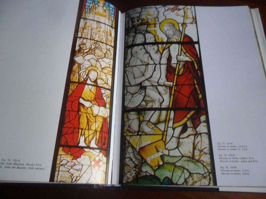 "O VITRAL EM PORTUGAL" - Séculos XV - XVI de Carlos Barros -1ª Ed 1983