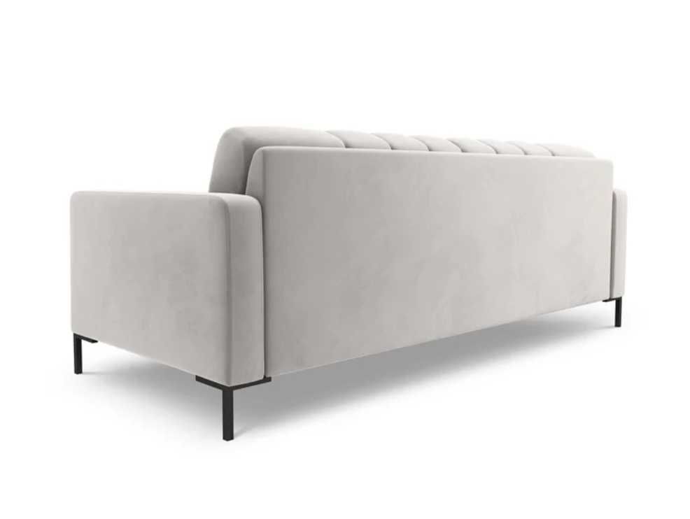 Sofa  BALI 3-osob srebrna czarna podstawa nowa okazja rabat 70% tanio