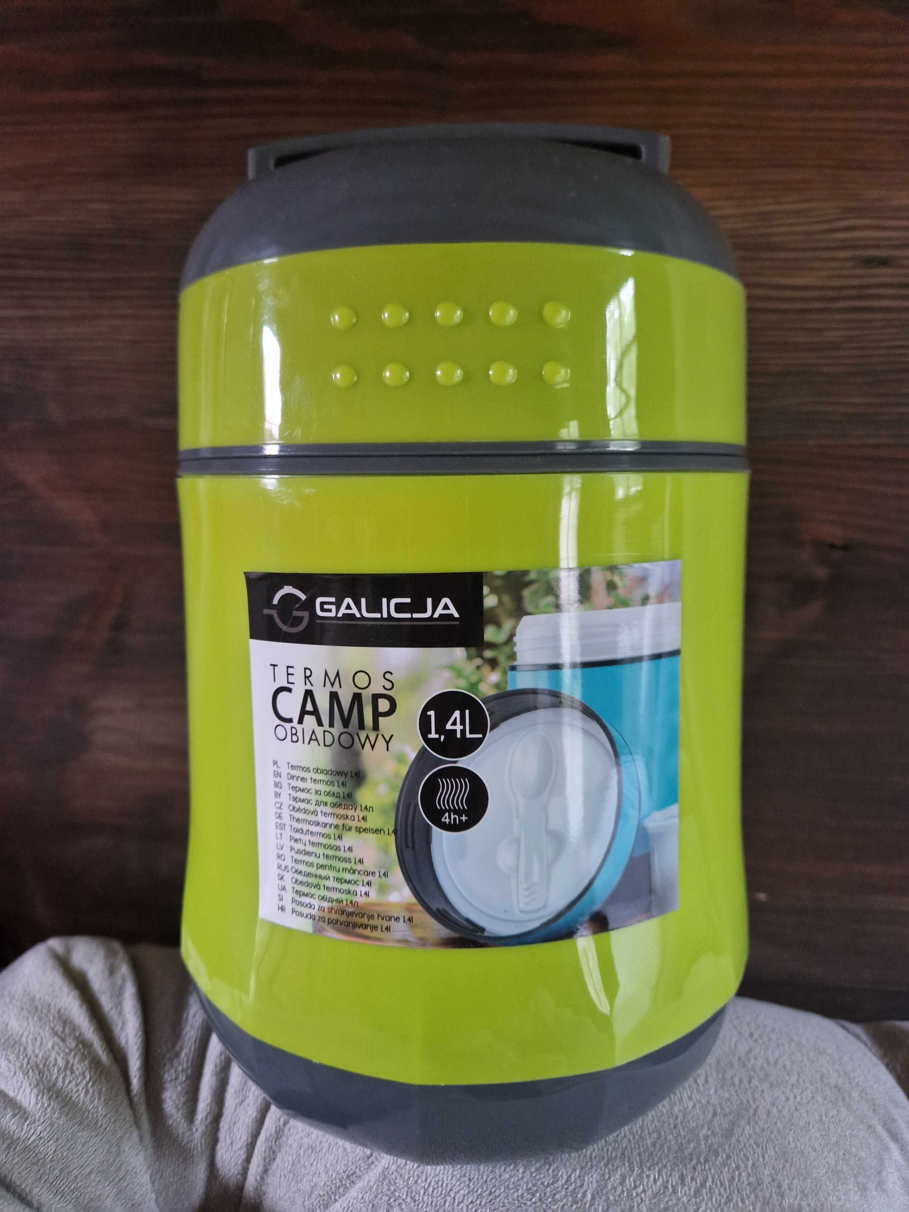 GALICJA termos obiadowy pojemnik termiczny lunch box camp 1,4L
