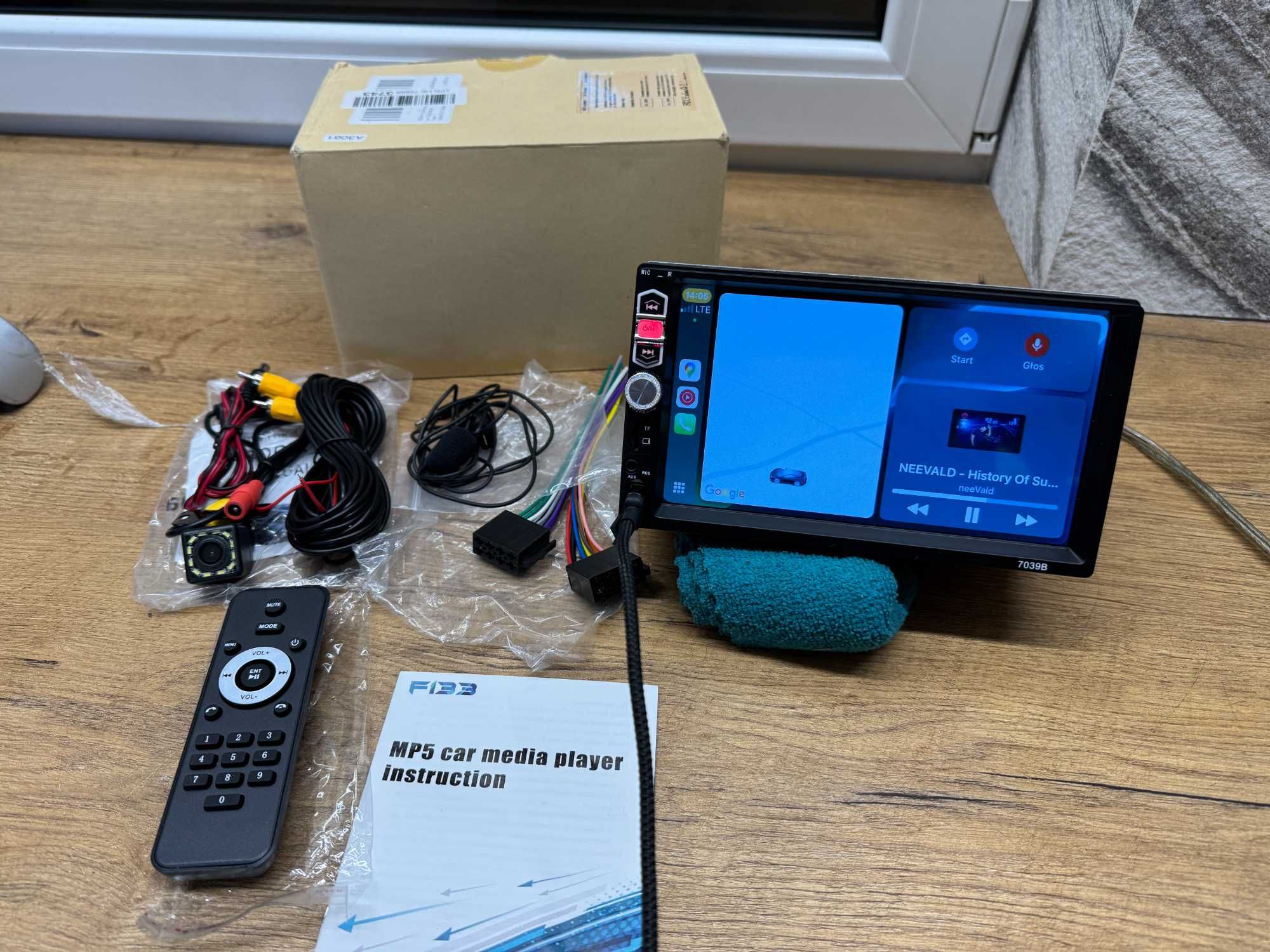 radio 2 din android auto car play bluetooth