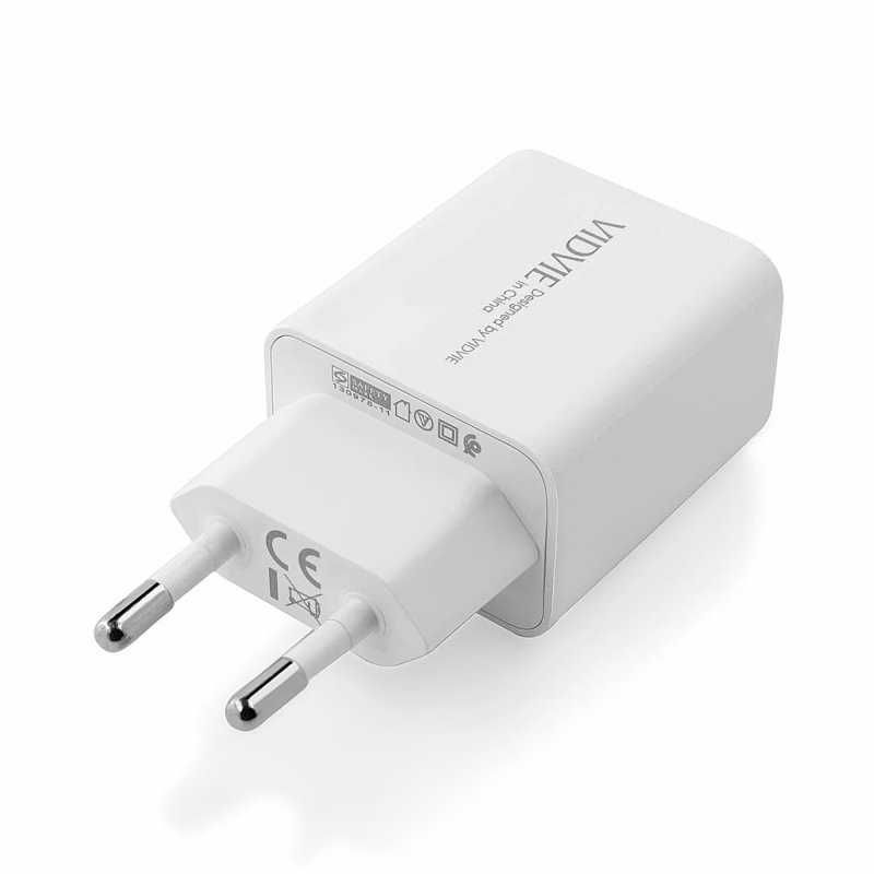 Szybka ładowarka sieciowa do iPhone VIDVIE USB-C 20W