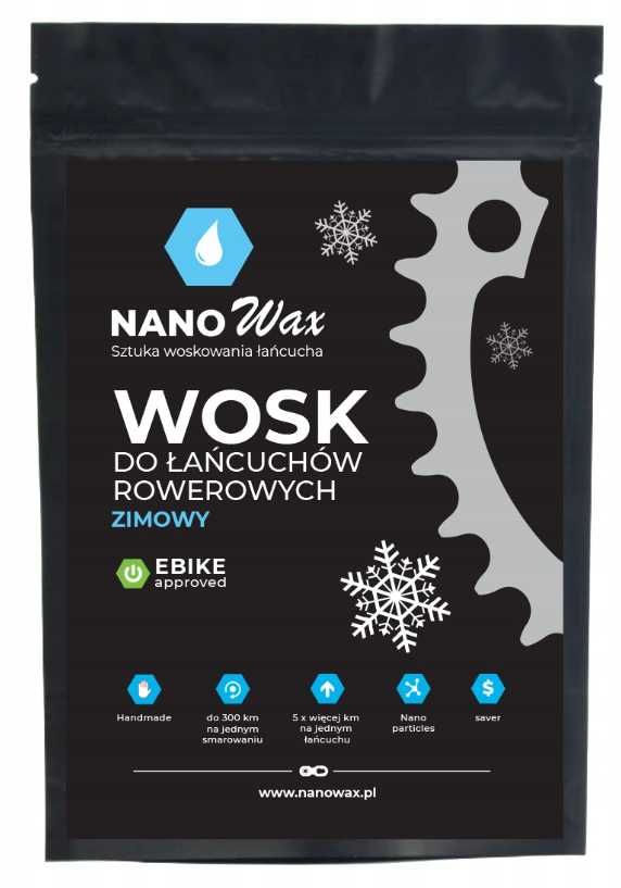 Wosk do łańcucha Nano Wax zimowy (wosk stały)