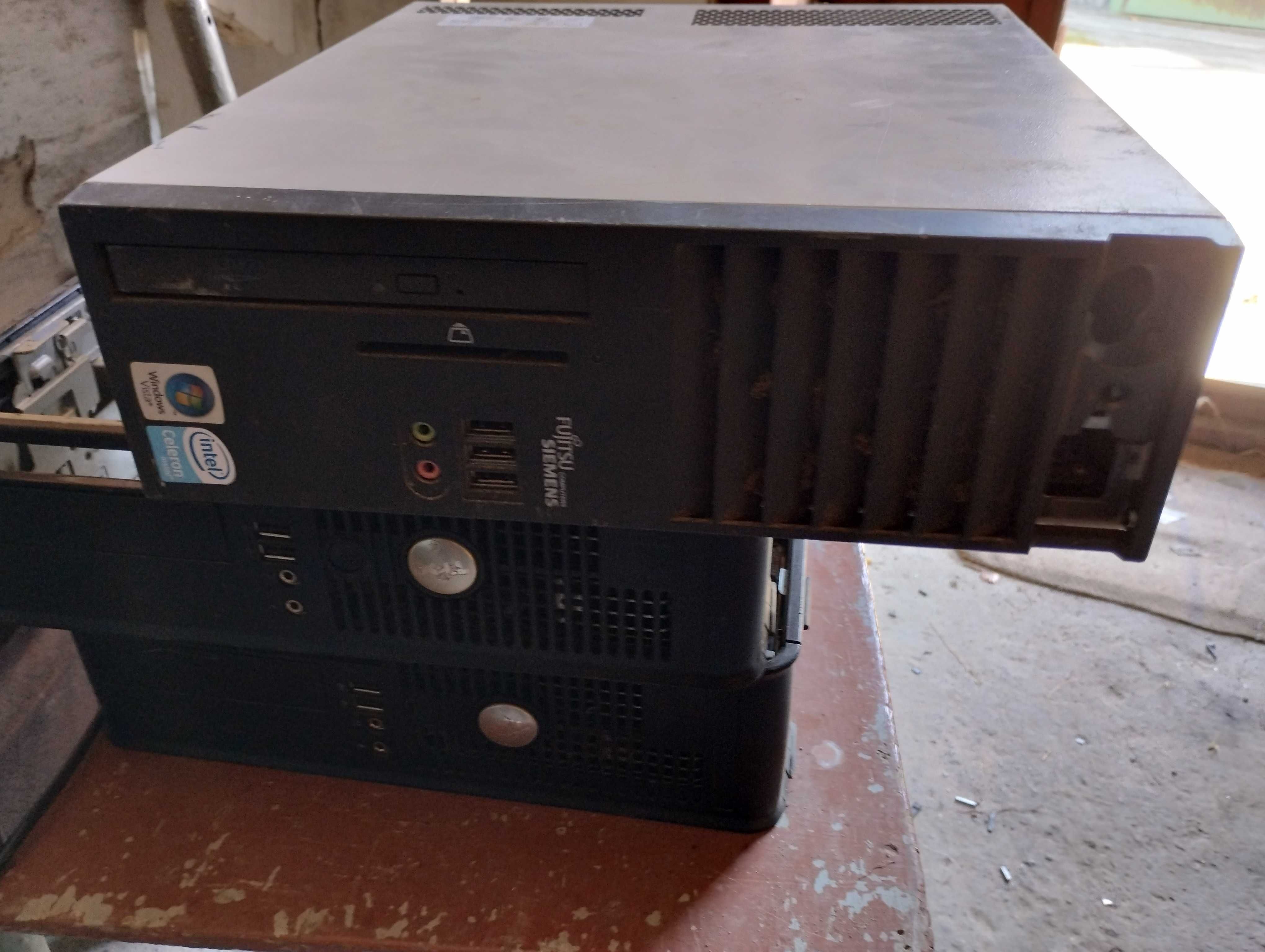 Комп'ютер 775 сокет без HDD та оперативки, в "тонкому" корпусі