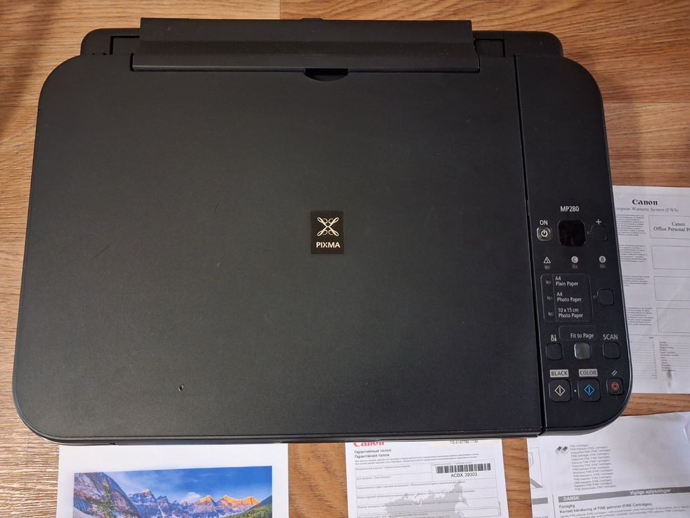 Принтер сканер ксерокс МФУ Canon MP280 картриджи Pg 510 Cl 511