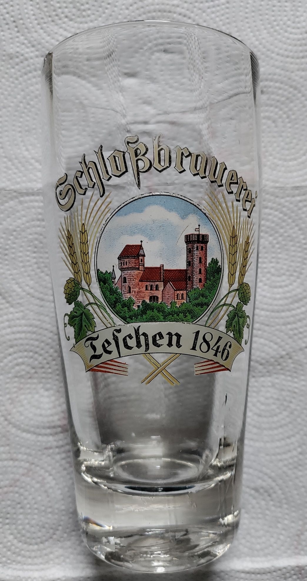 Schlossbrauerei Teschen Browar Zamkowy Cieszyn szklanka  0, 25l