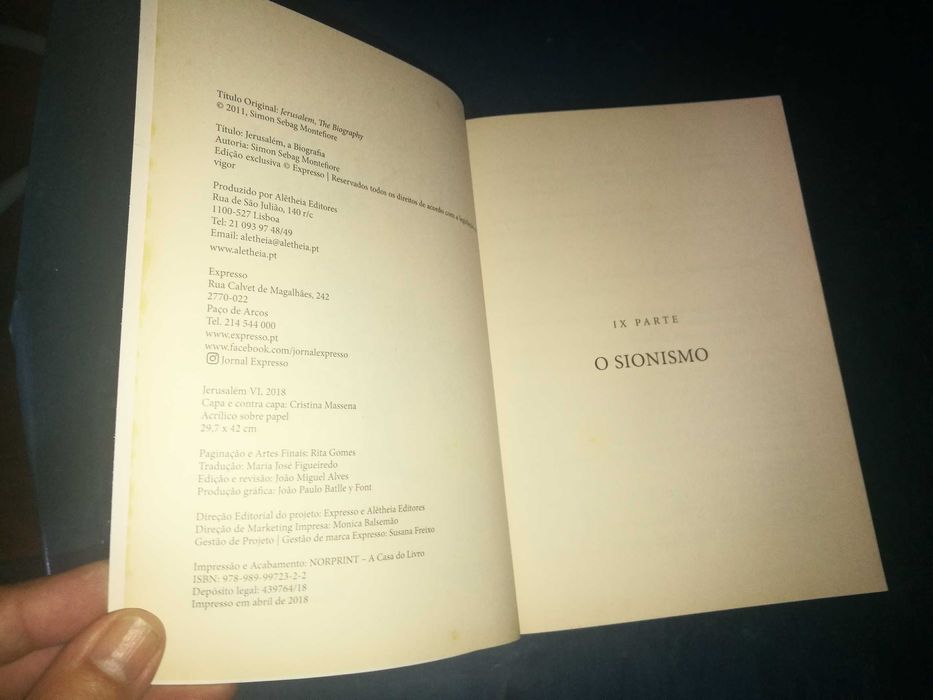 Jerusalém - Simon Sebag Montefiore - Vol VI