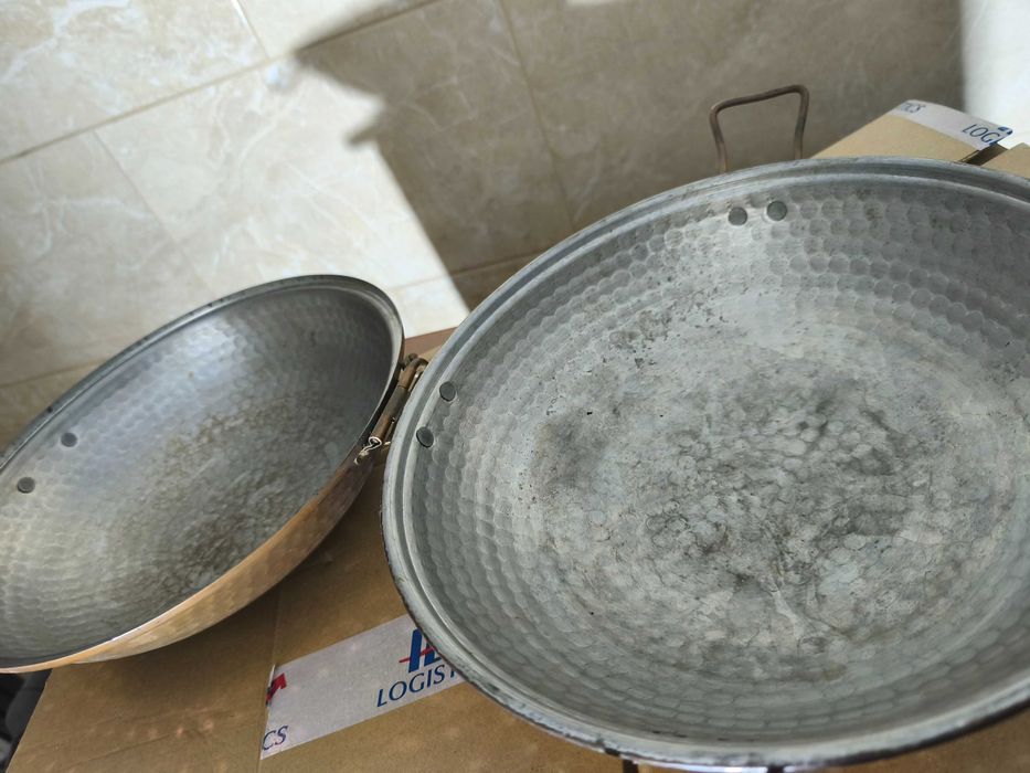 Peça de cozinha em cobre