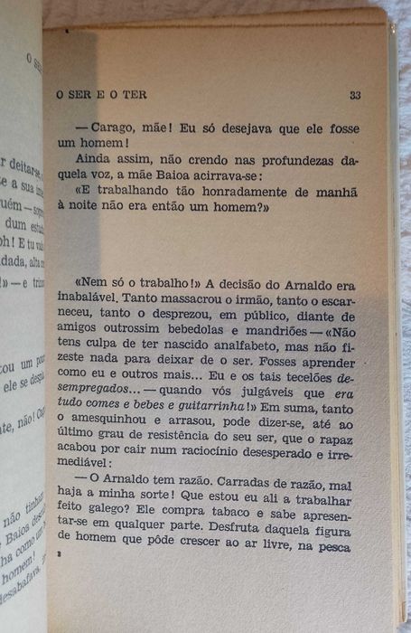 O ser e o ter seguido de anquilose, José Marmelo e Silva