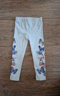 Legginsy w motylki  r 92