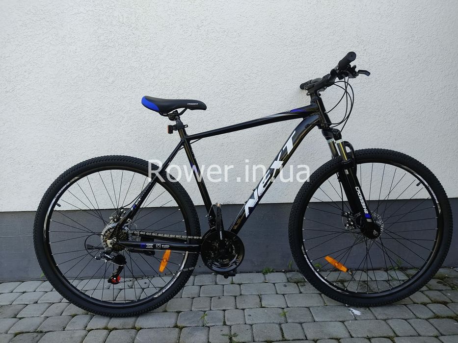 Найнер алюмінієвий велосипед CrossBike 29" Next Рама-22" black-blue
