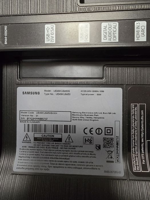 Samsung UE49KU6450SXXH