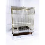 Просторная золотая клетка для птиц AV405G. 35х28х46см.Хорошее покрытие