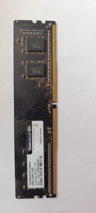 Модуль памяти DDR4 8GB 3200Mhz Team Elite (TED48G3200C22BK6)