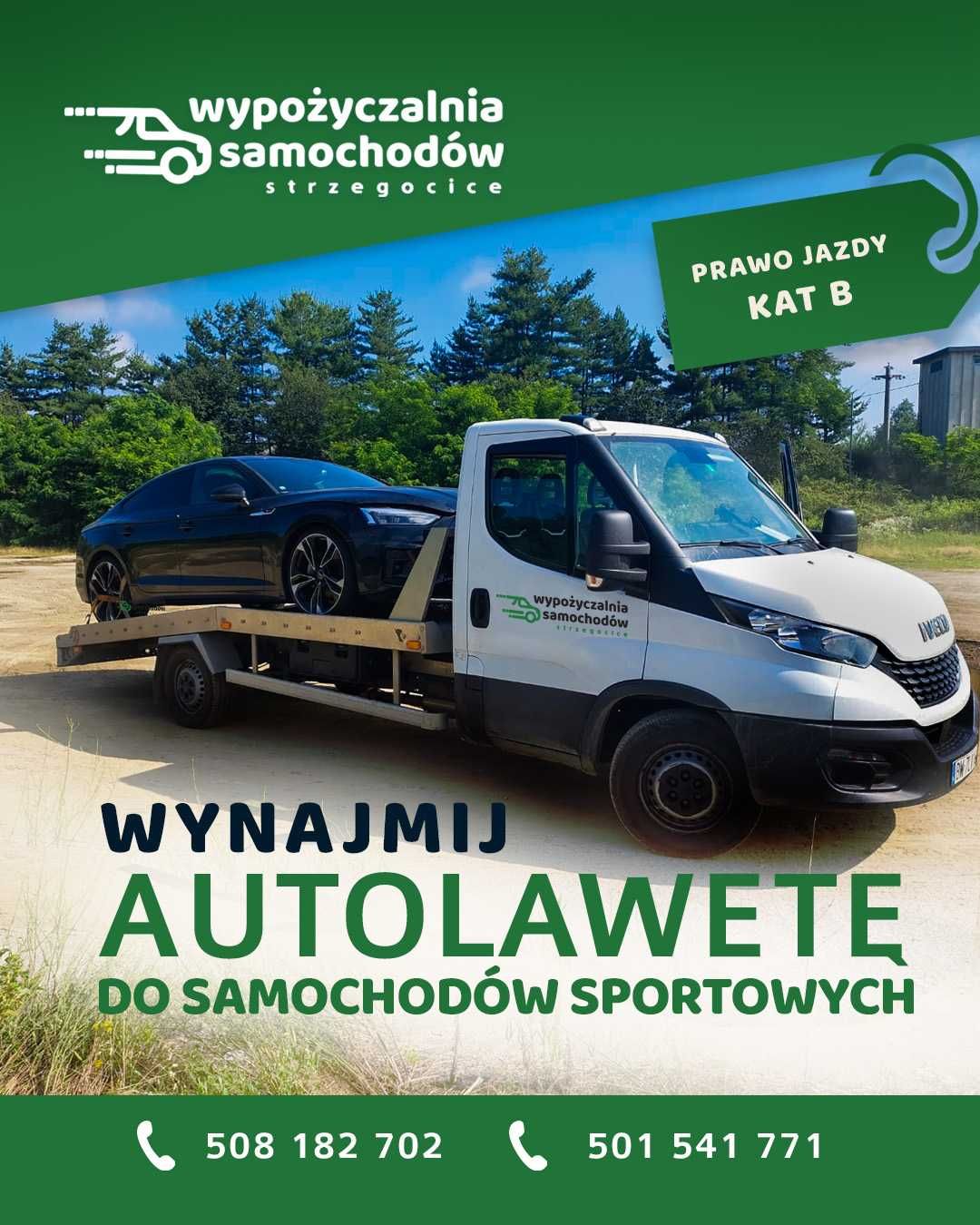 Wynajem Autolawety Iveco Laweta najazd wciagarka