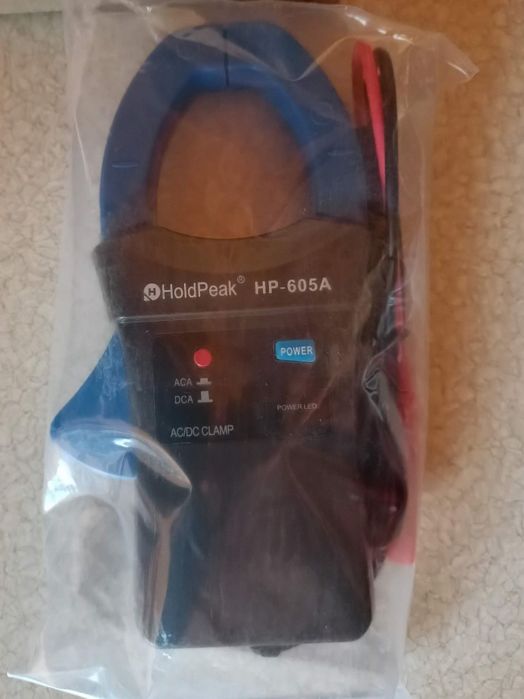 Cęgi pomiarowe oscyloskop HOLD PEAK HP 605A 600A DC/AC