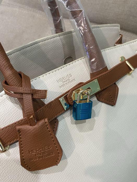 Сумка hermes birkin 35 см бежева