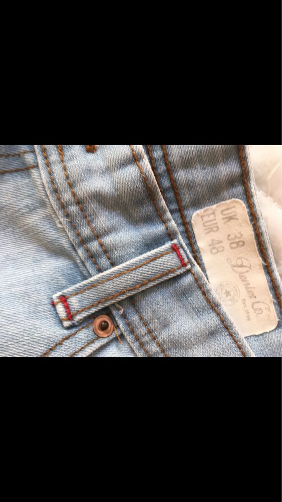 48 spodenki jeansy denim damskie