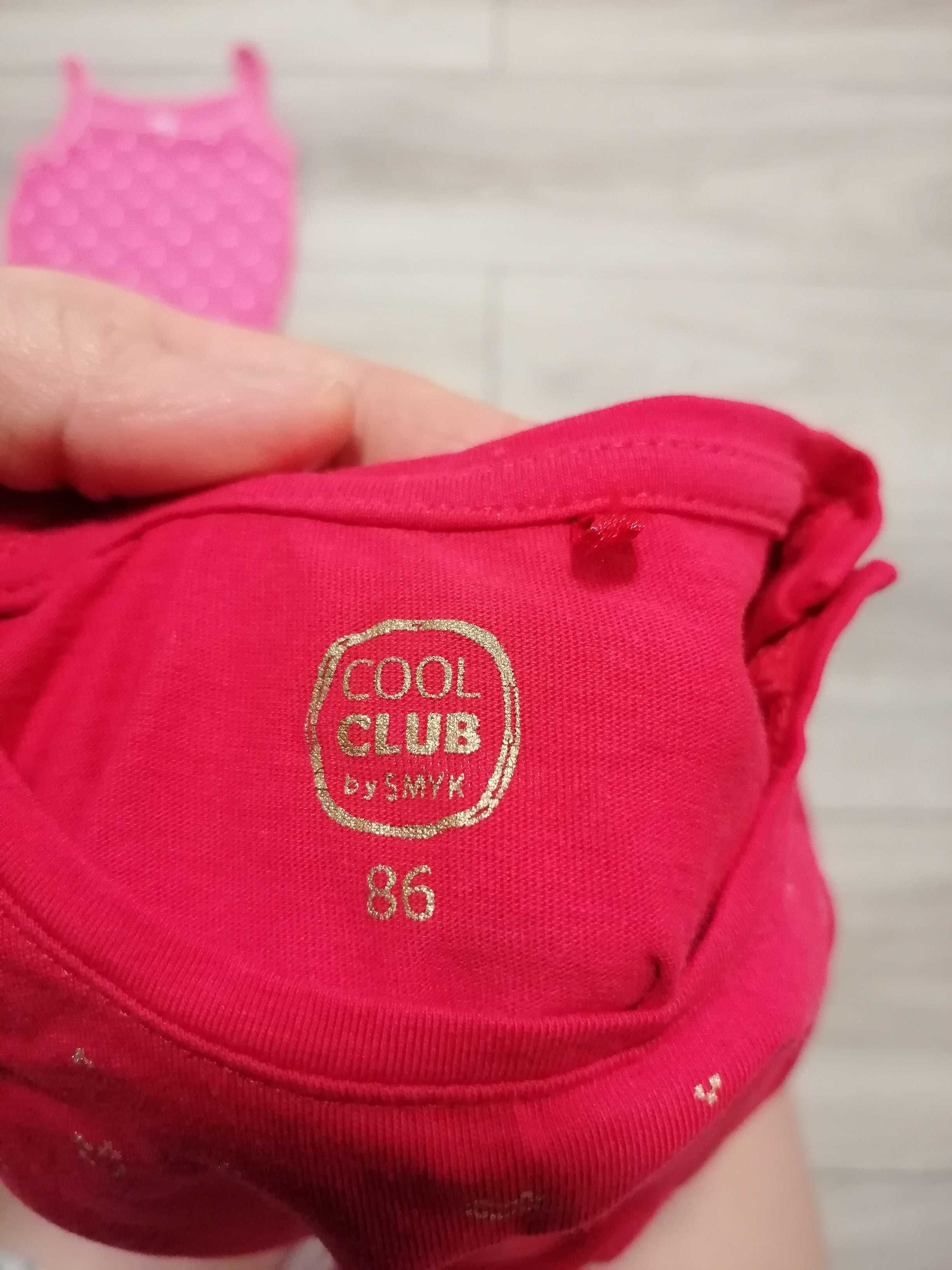 Sukienka + body Cool Club. Rozmiar 86. Nowe