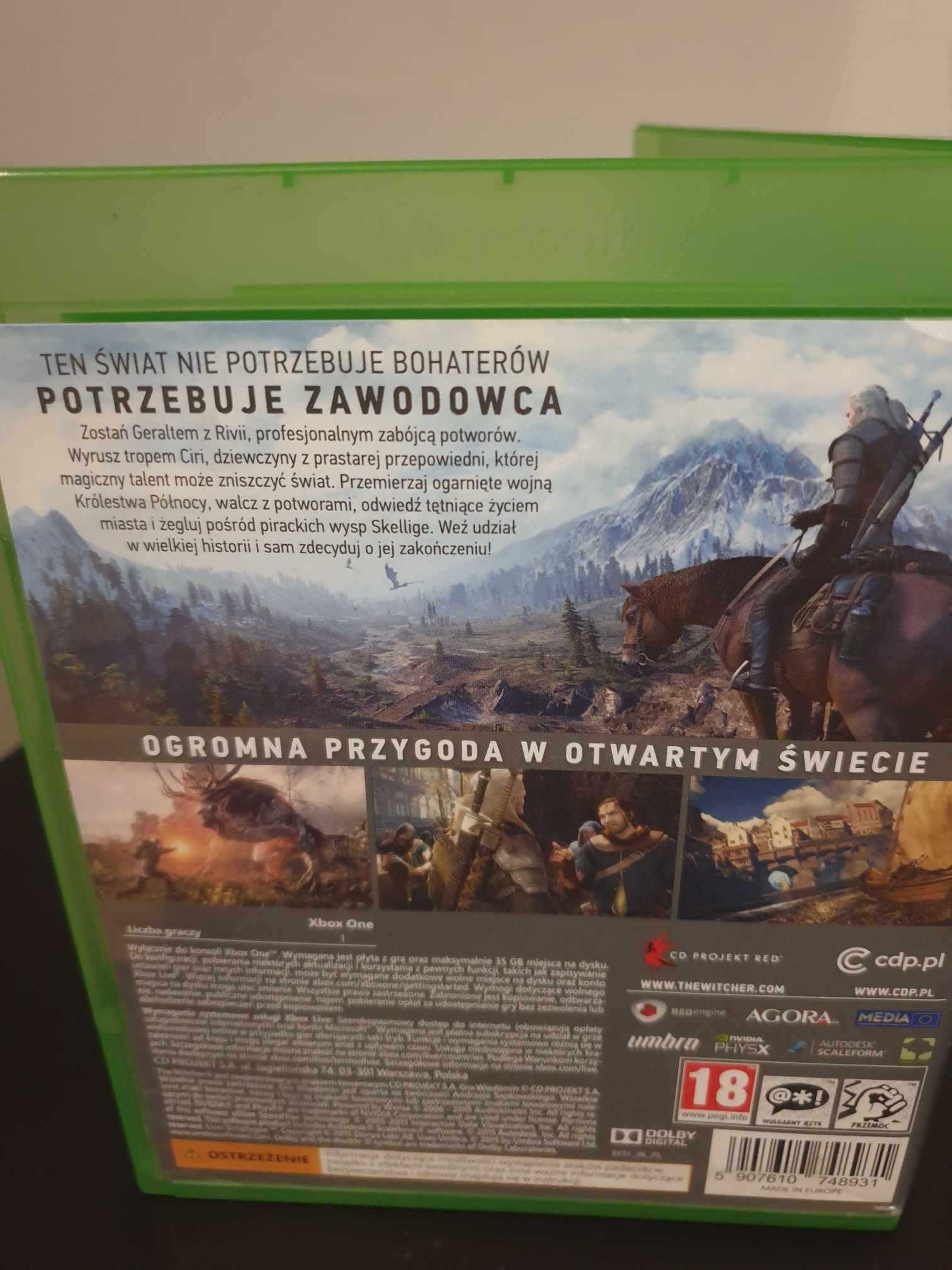 Wiedźmin Dziki Gon Xbox One