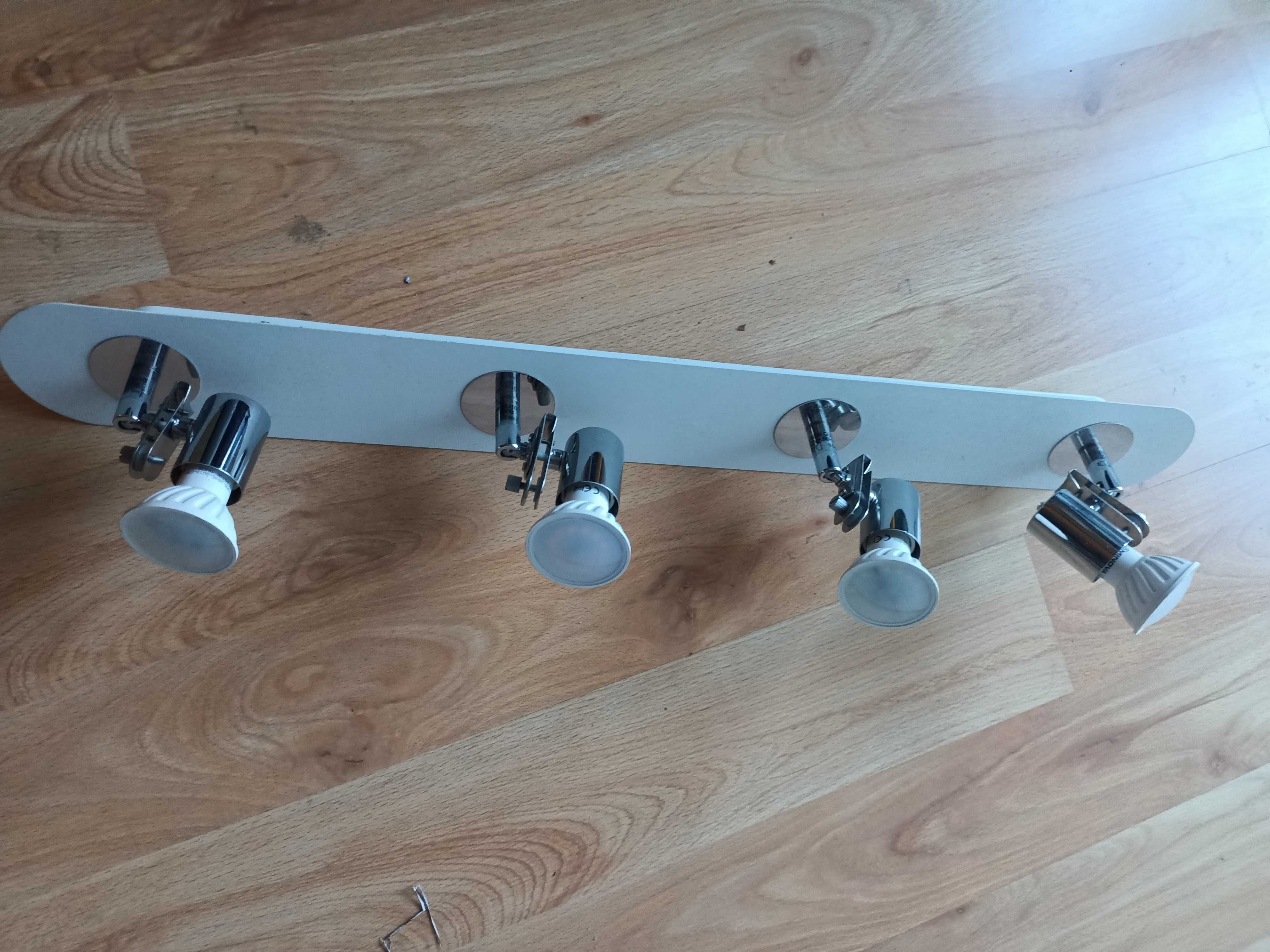 Lampa ścienno sufitowa, listwa, spot Colours z żarówkami.