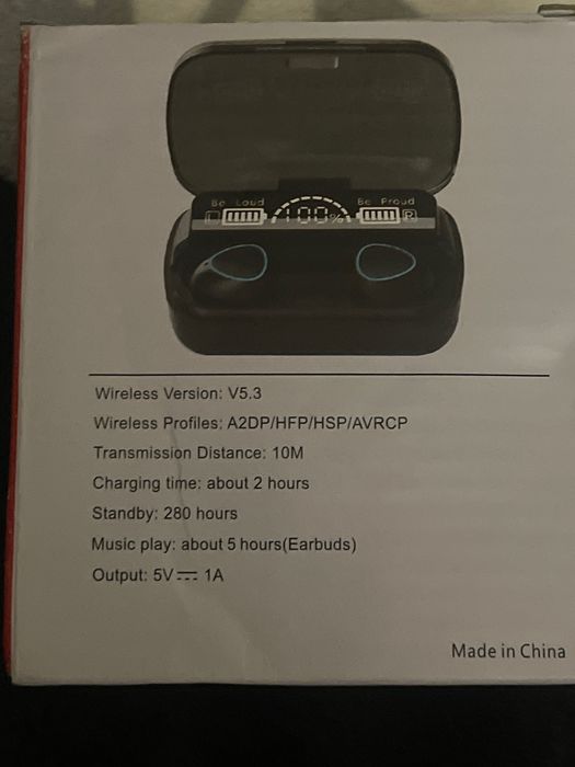 Навушники  M10 Earphone Wireless Headset Headphone with Power Bank