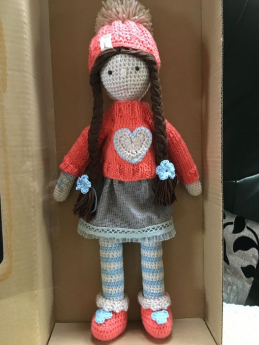 MojaLala lalka na zamówienie szydełko handmade amigurumi