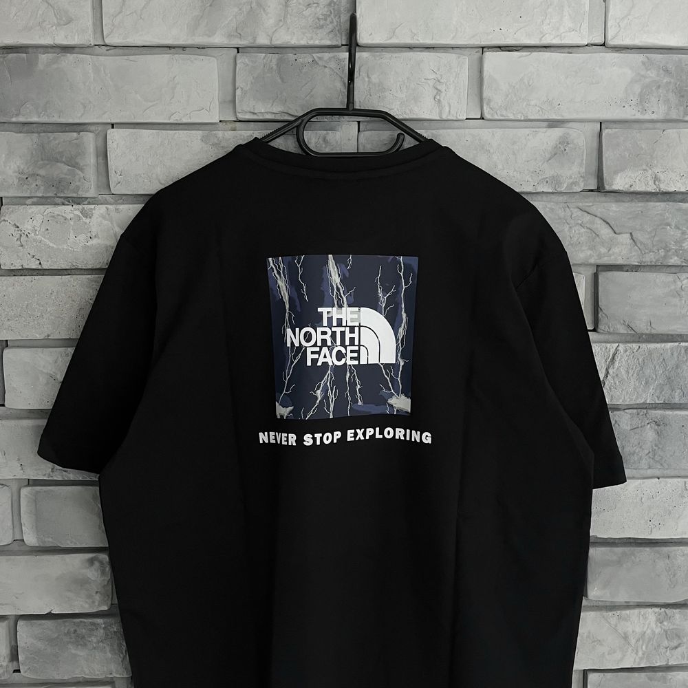 Koszulka t-shirt the north face tnf red box tee czarna logo black